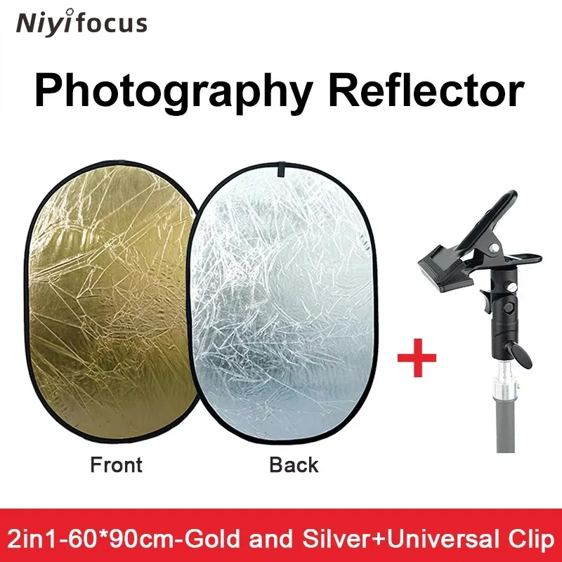 Reflector 5 In 1 - 2in1 Round Portable Reflector 30cm 60cm