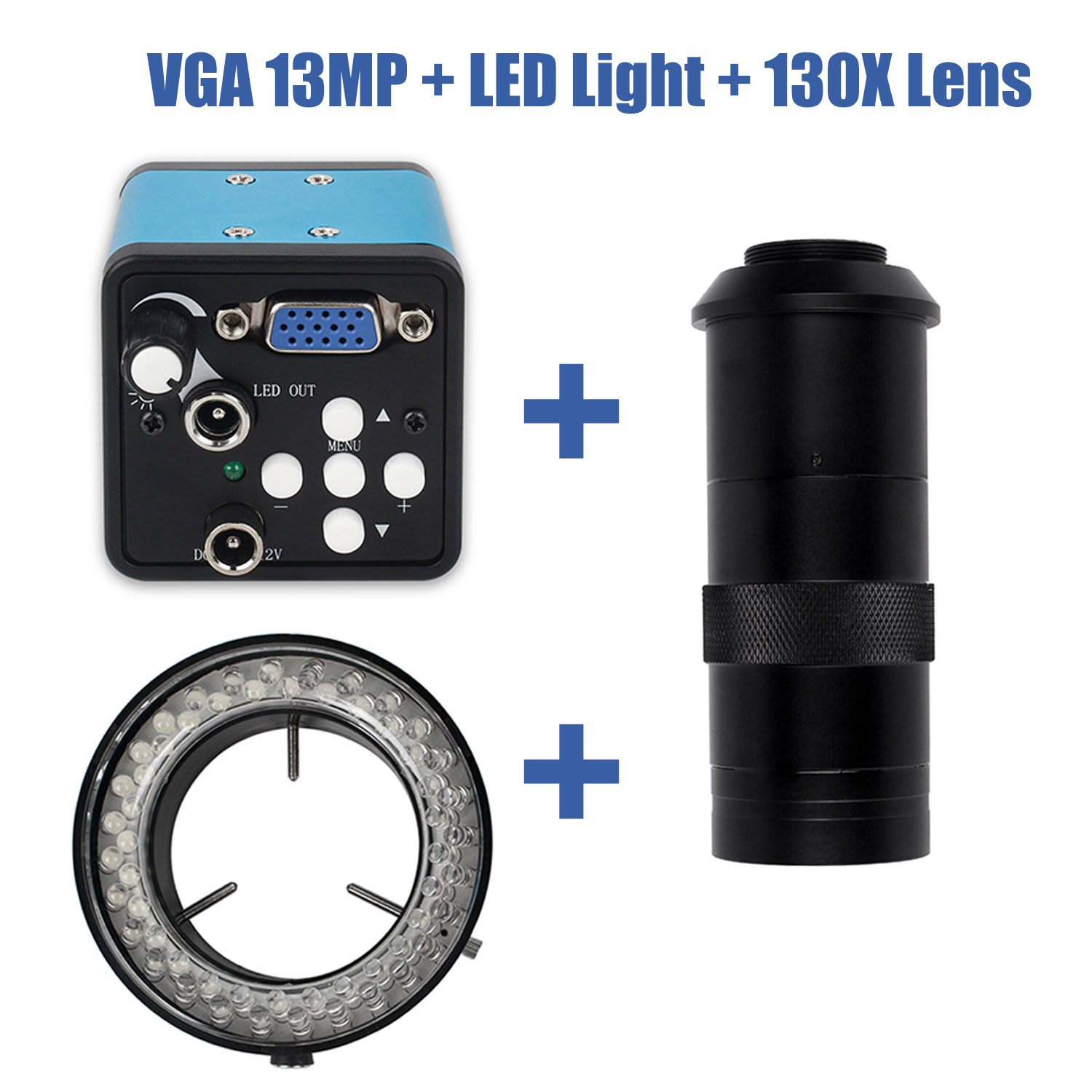 Photography Ratio - 13MP VGA Video Microscope Camera 1080P