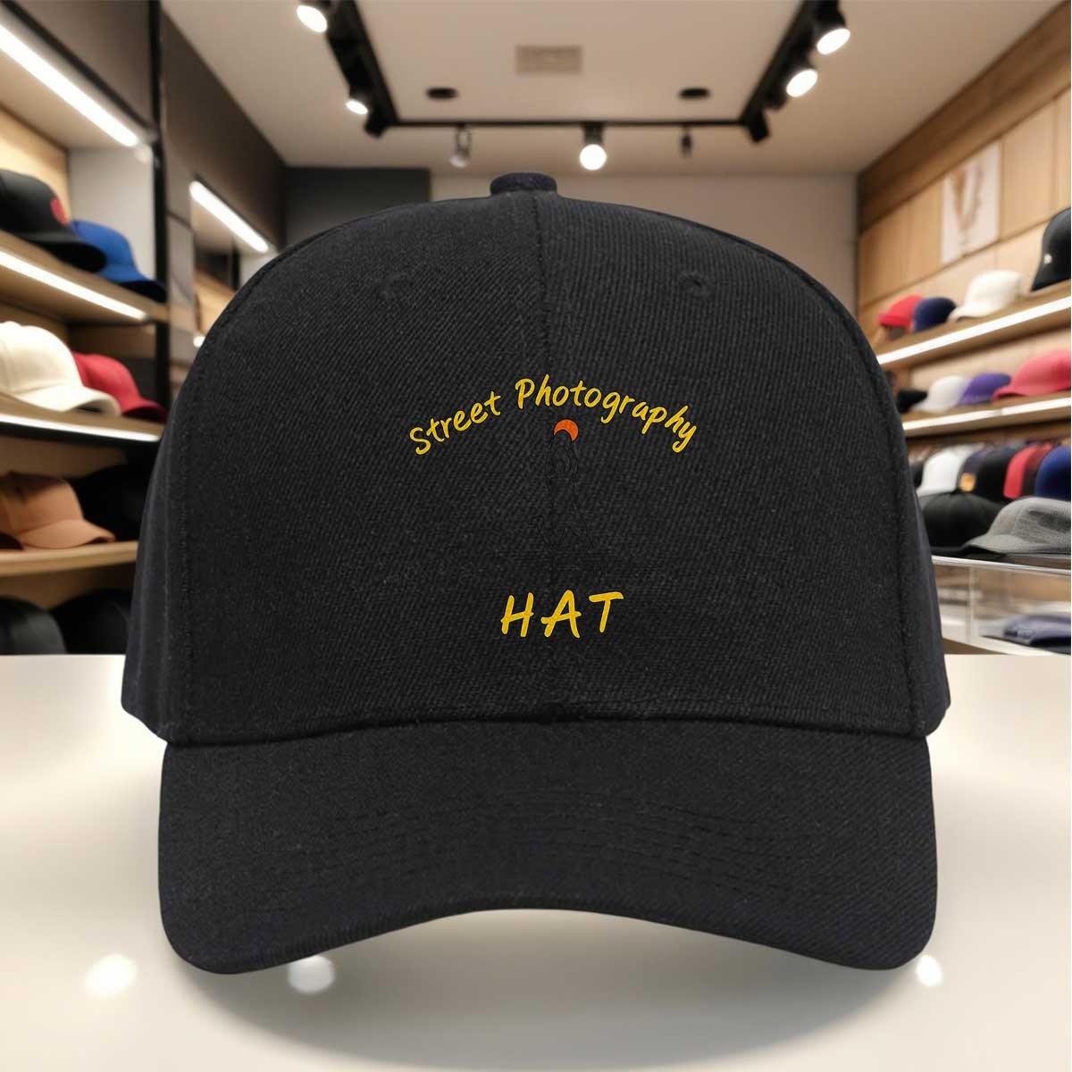 Street Photography Hat with Ba - Photography Graphic Design 评论和价格