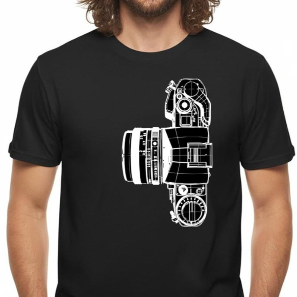 Vintage Camera T-Shirt Photogr - Photography Graphic Design 评论和价格