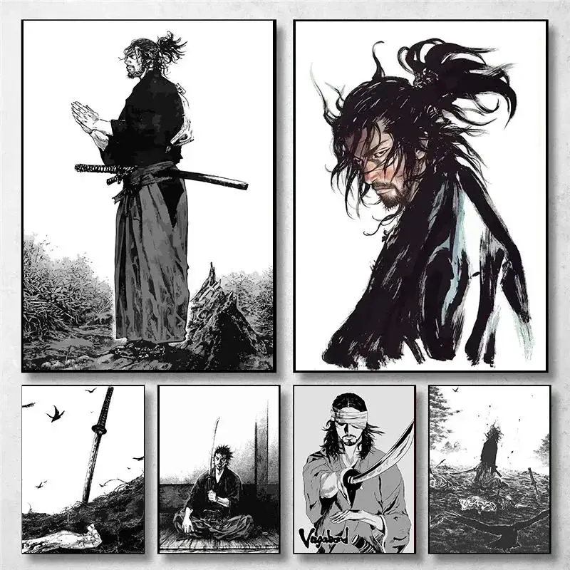 Vintage Japanese Anime Wall Ar - Photography Hobby 评论和价格