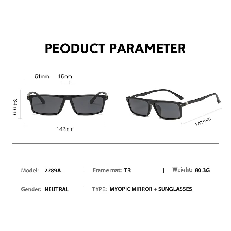 Myopia Magnetic Sunglasses Men - Reflector 5 In 1 评论和价格