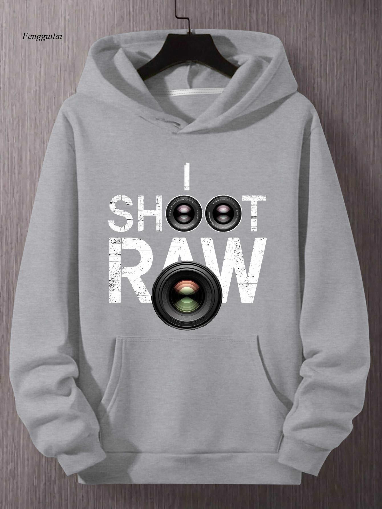 Shoot Raw Photography Hoodie - - Photography Graphic Design 评论和价格