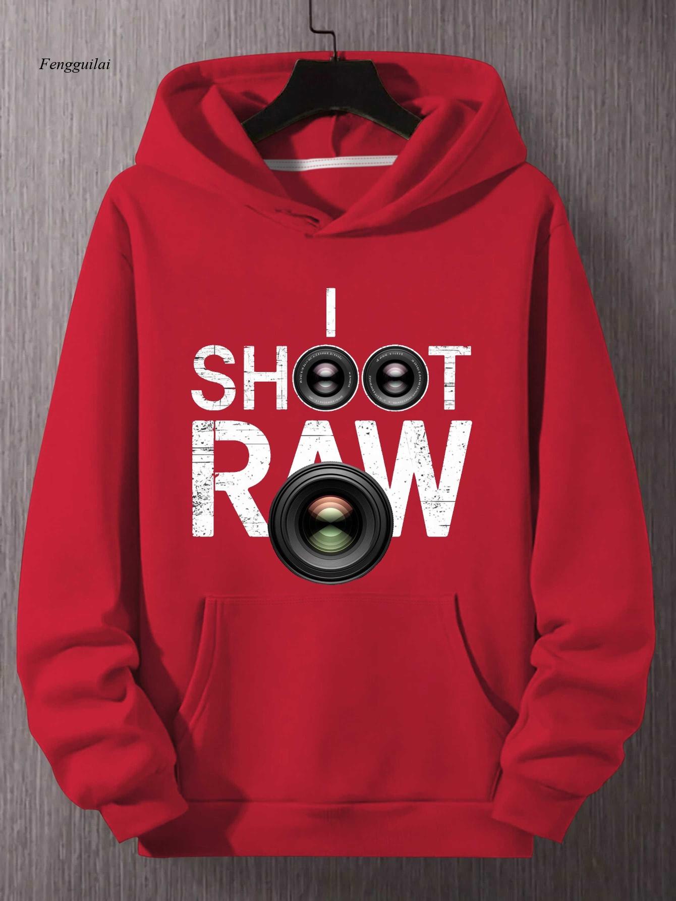 Shoot Raw Photography Hoodie - - Photography Graphic Design 评论和价格