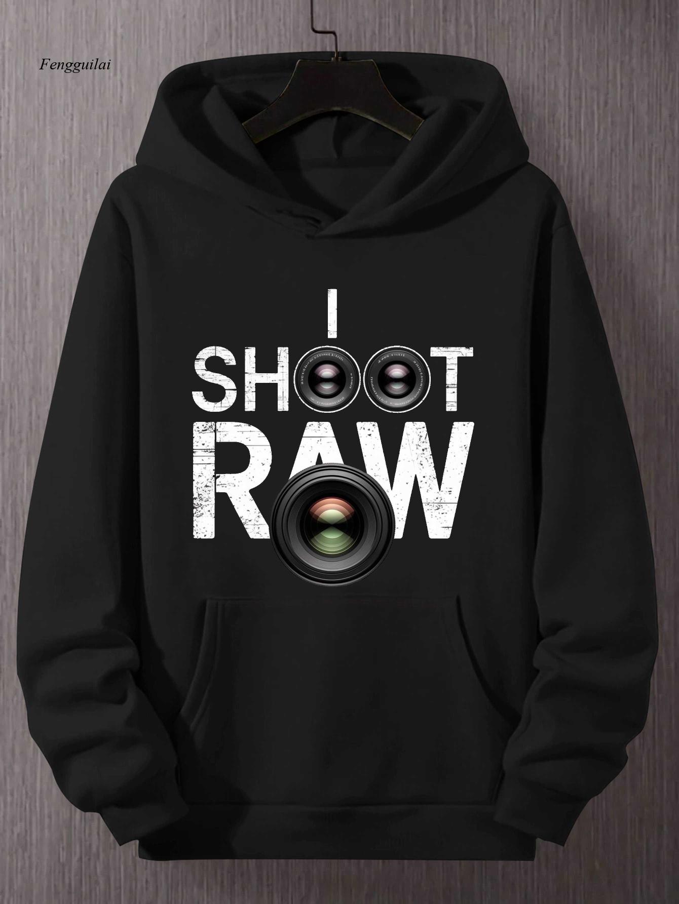 Shoot Raw Photography Hoodie - - Photography Graphic Design 评论和价格