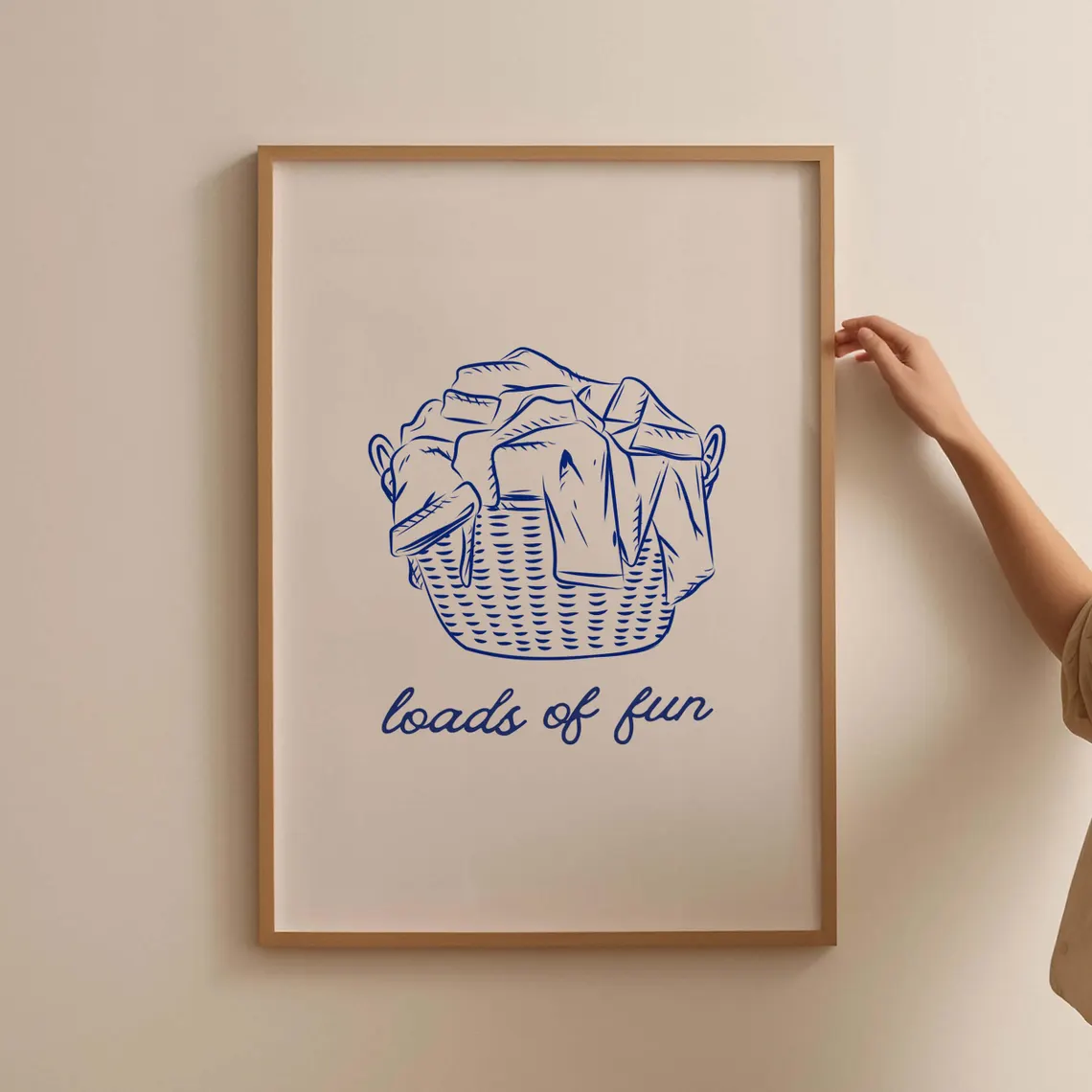 Cheerful Laundry Day Wall Art  - Photography Nature 评论和价格