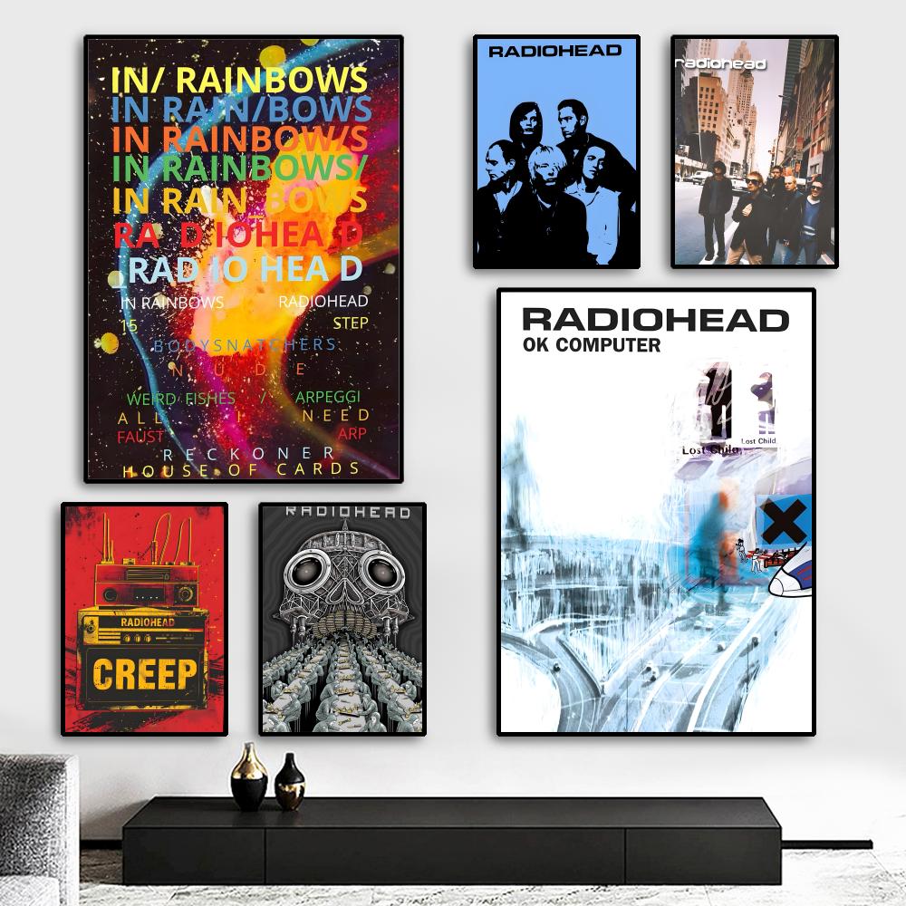 R-Radiohead Band Rainbow Paint - Photography Hobby 评论和价格