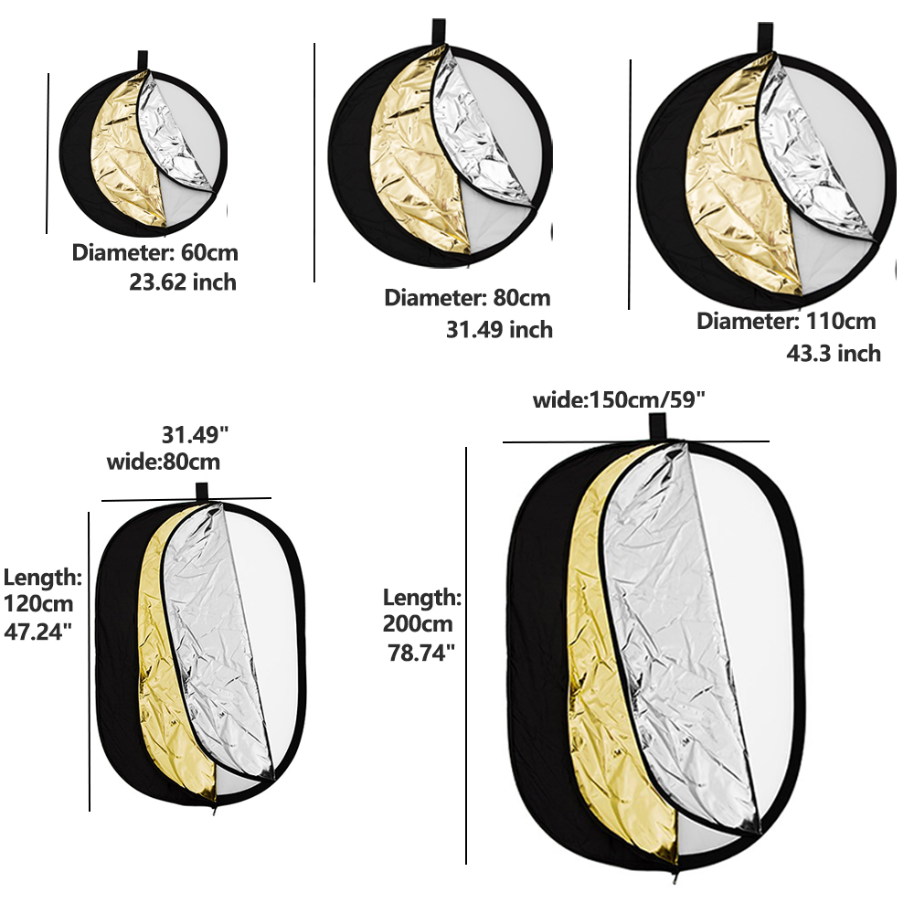 AMBITFUL Photography 5 in 1 Ro - Reflector 5 In 1 评论和价格