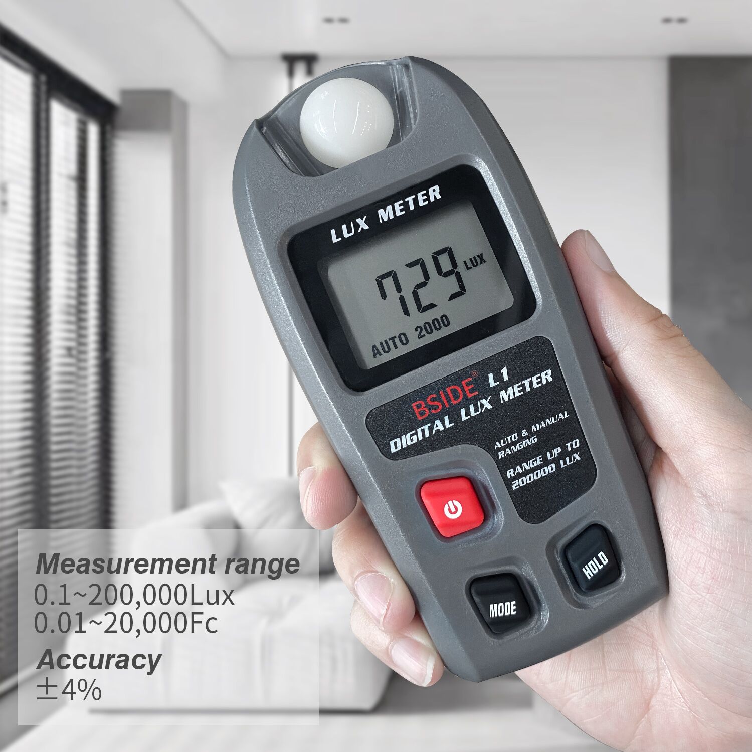 BSIDE L1 Light Meter Digital I - Photography Ratio 评论和价格