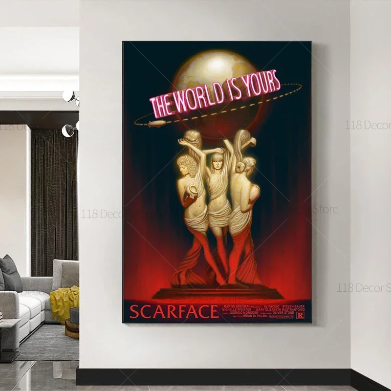 The World Is Yours Scarface Re - Photography Hobby 评论和价格