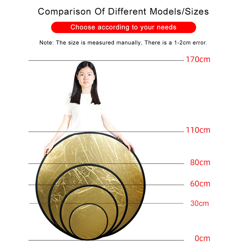 2in1 Round Portable Reflector  - Reflector 5 In 1 评论和价格