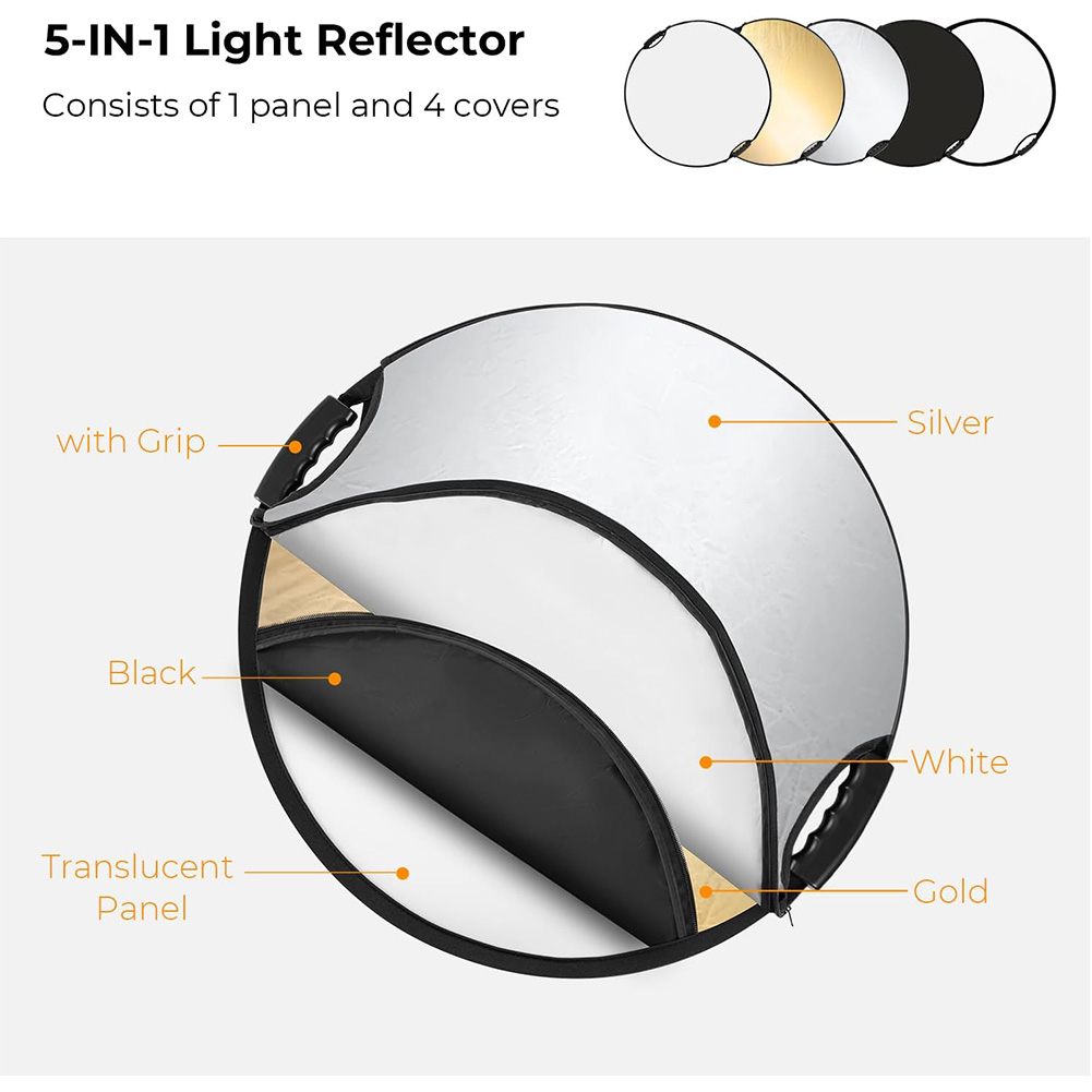 MYOBO Reflector Photography Co - Reflector 5 In 1 评论和价格