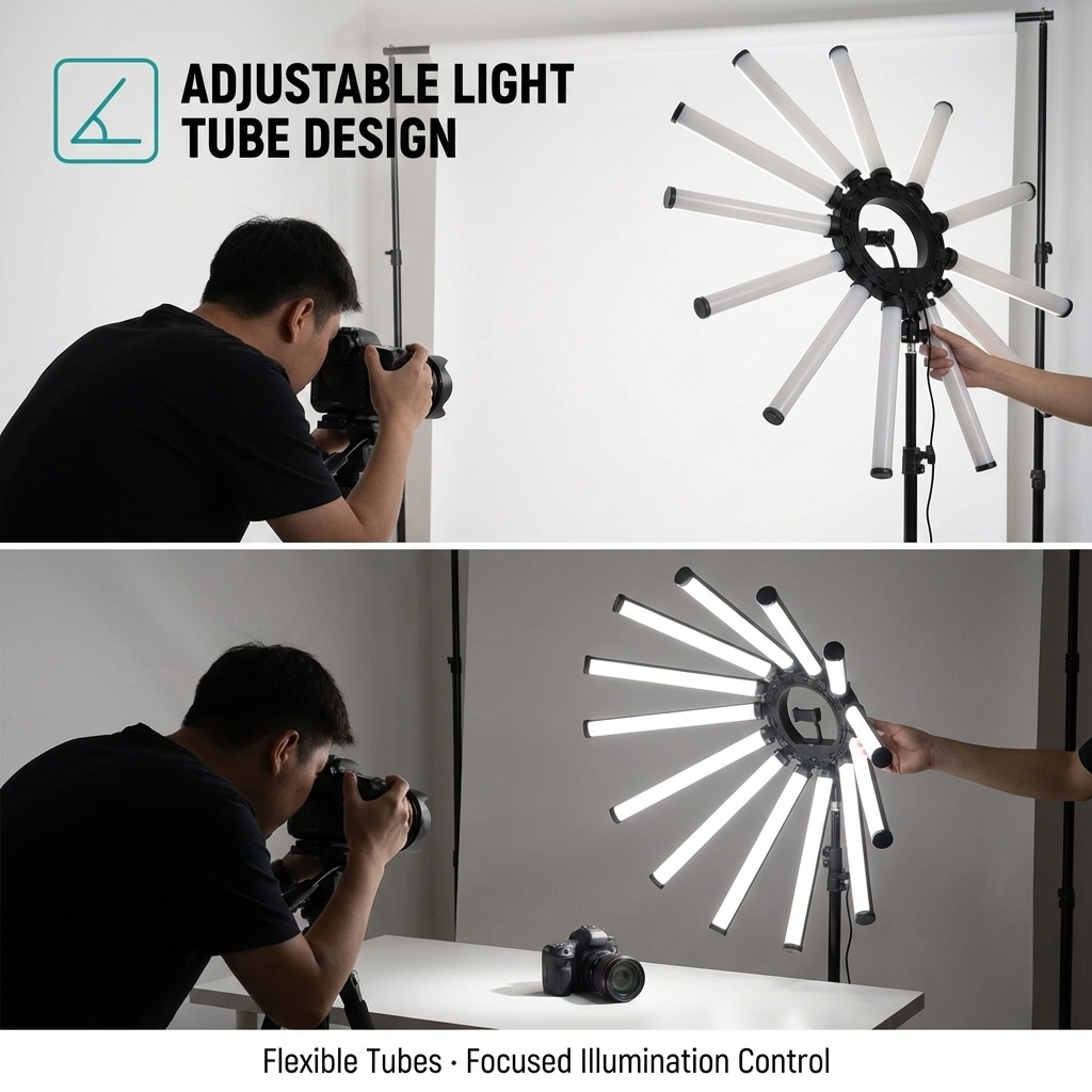 12 Arms Multi Tube Photography - Photography Youtube 评论和价格