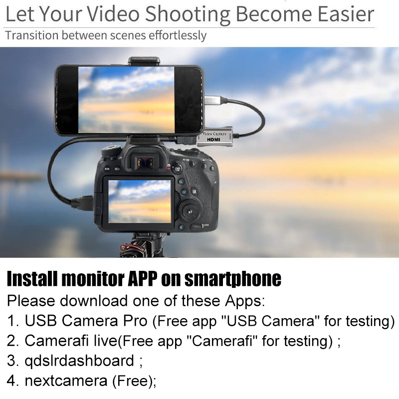 HDMI Adapter 4K Video Capture  - Photography Youtube 评论和价格