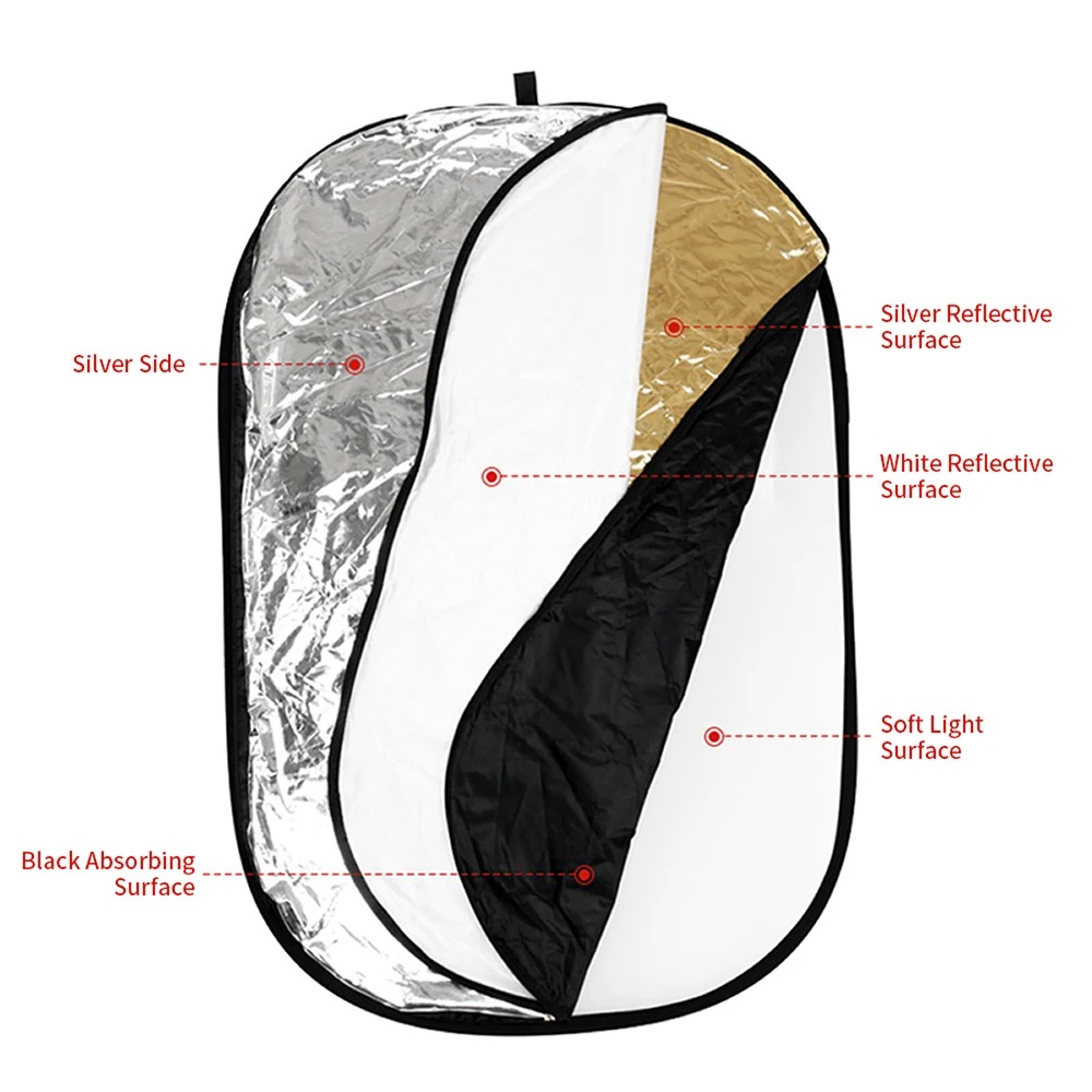 Portable 5 in 1 Collapsible Ph - Reflector 5 In 1 评论和价格