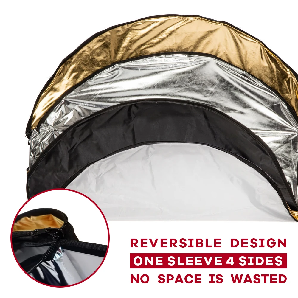 60/80/110cm 5-in-1 Collapsible - Reflector 5 In 1 评论和价格
