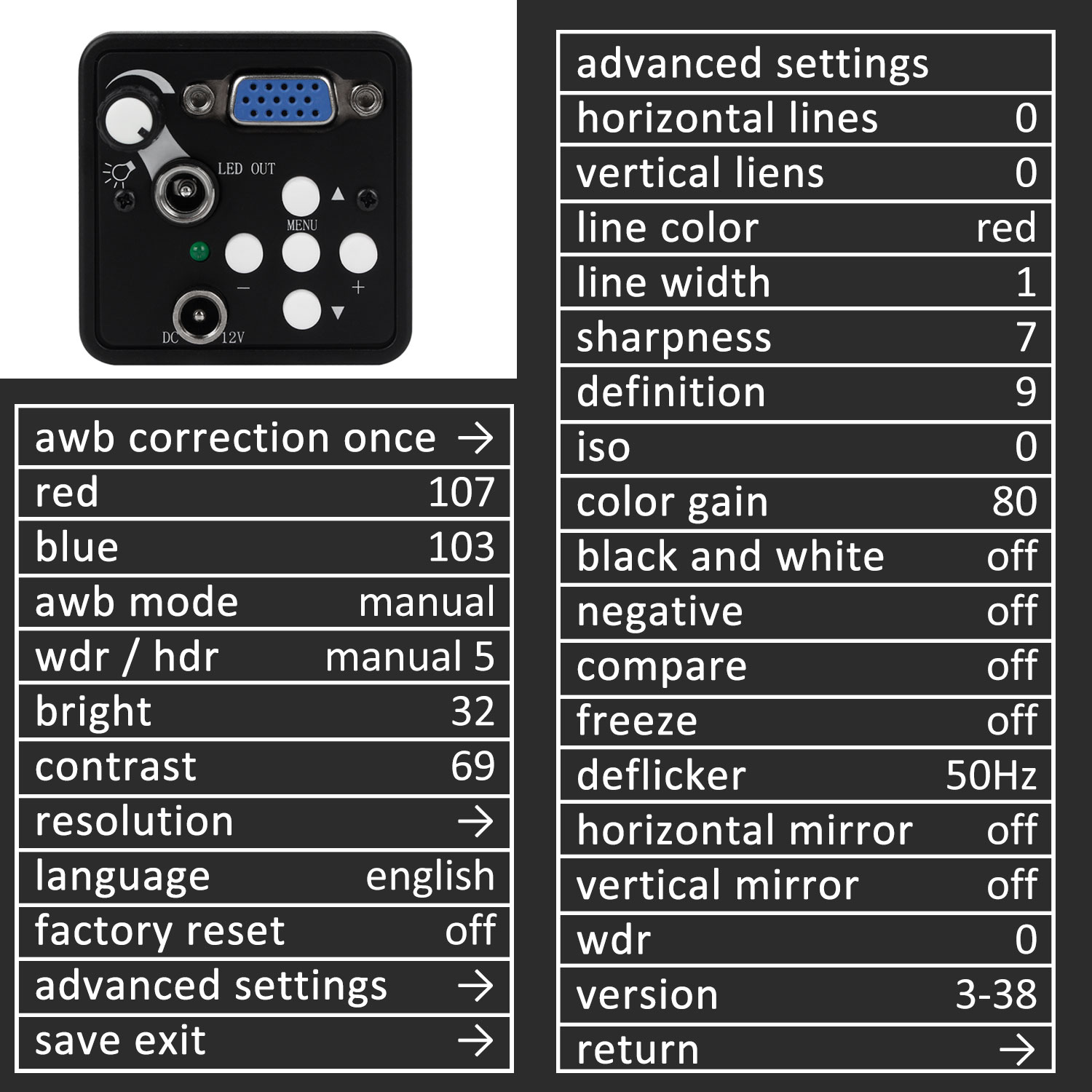13MP VGA Video Microscope Came - Photography Ratio 评论和价格