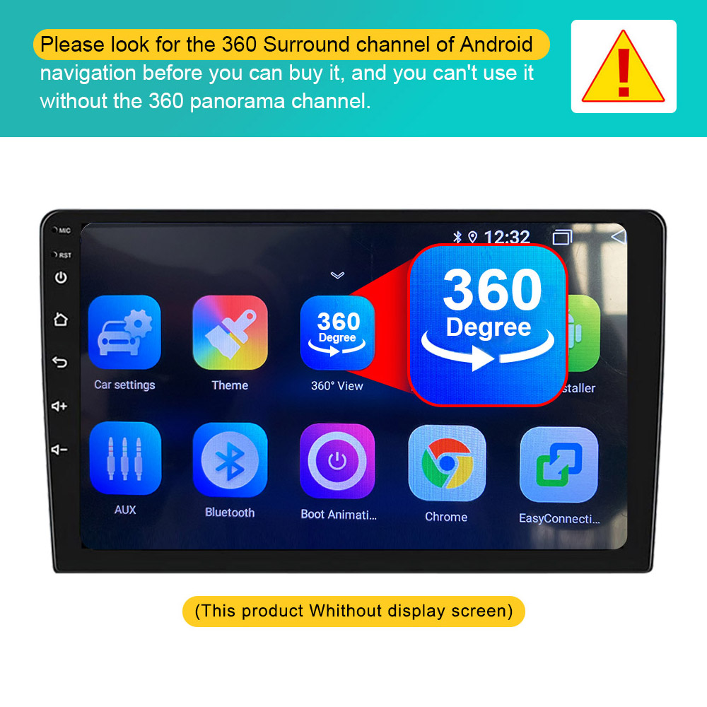 HD 3D 360 Degree Car Camera AH - Photography Ratio 评论和价格
