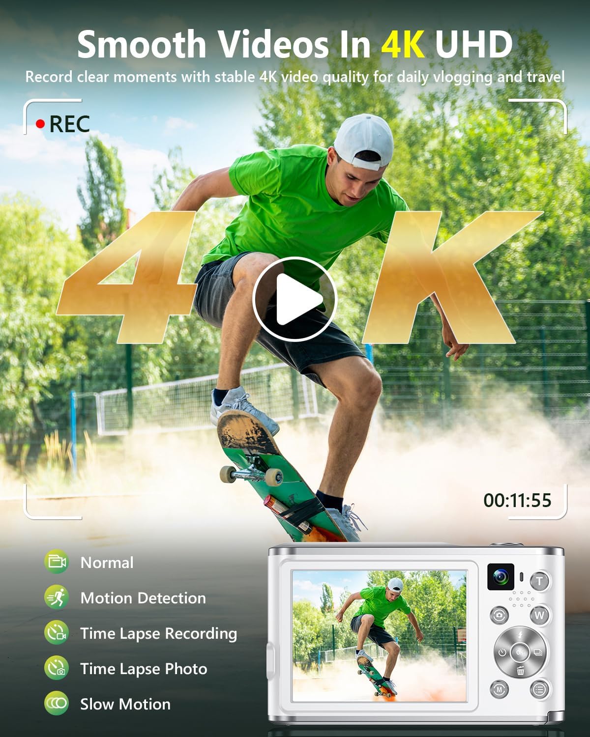 4K Digital Camera for Vlogging - Photography Youtube 评论和价格